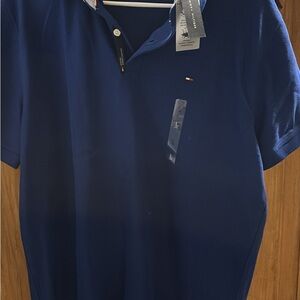 Tommy Hilfiger Men's Royal Blue Polo Shirt